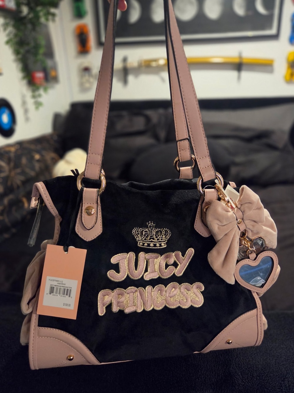 NEW Juicy Couture Juicy American Princess Tote #juicycouture